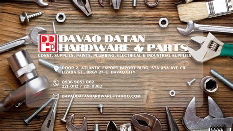 hardware in davao|Davao Datan Hardware & Parts .